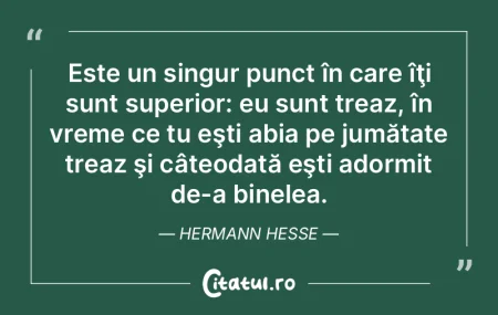 Pot trăi altfel decât dacă aş sta î...