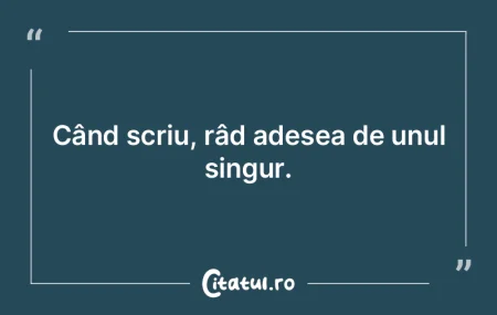 Cel care e singur în el însuşi este �...