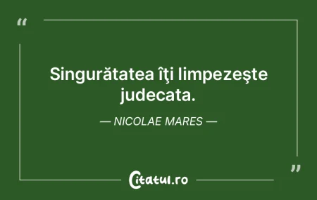 Singurătatea fuge de solidaritate. Nu Å... Singurătatea fuge de solidaritate. Nu Å...