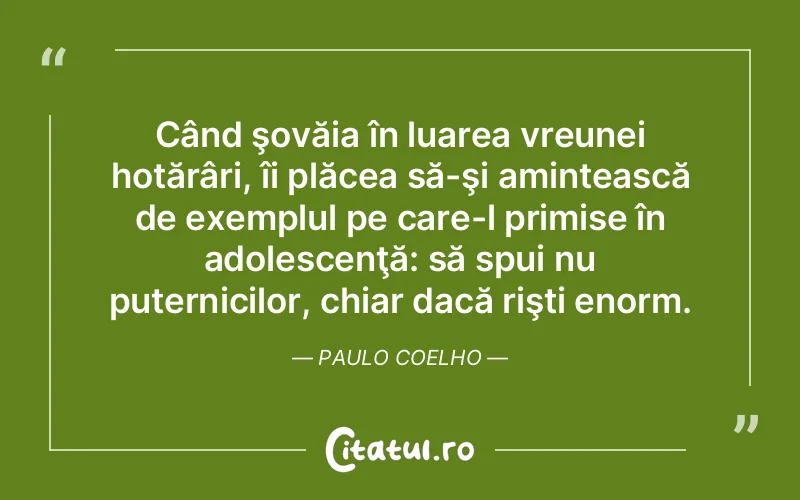 Citat Paulo Coelho - citate viata
