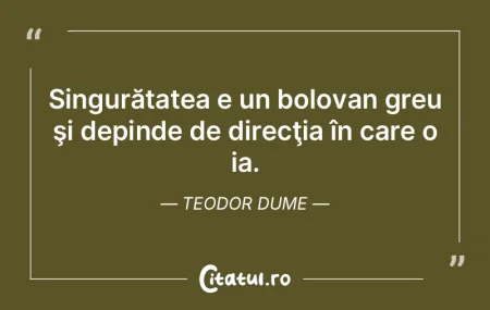 Cel mai eficient leac al vanităţii est...