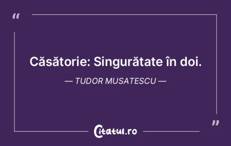 Singurătatea te poate face să te simț...
