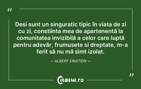 Nu sunt niciodată SINGUR: sunt cu lumea... Nu sunt niciodată SINGUR: sunt cu lumea...