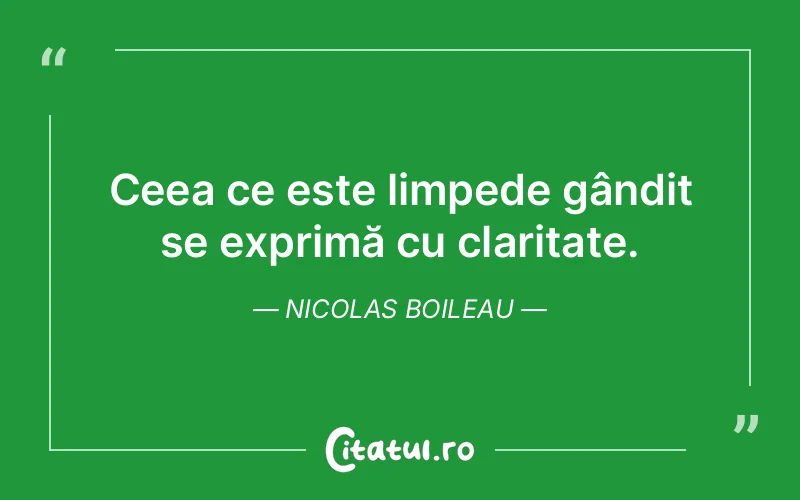 Citat Nicolas Boileau - citate viata