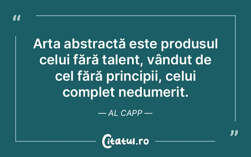 Citat Al Capp - citate viata