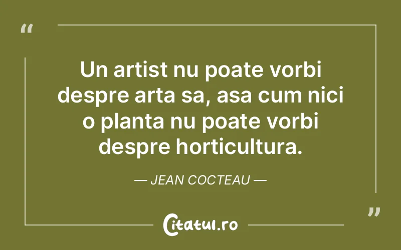 Citat Jean Cocteau - citate viata