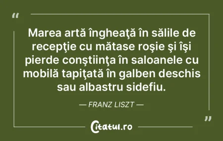 Fie ca muzica să înceteze să mai fie ...