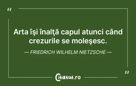 Muzica este o artă a nopţii şi a semi...