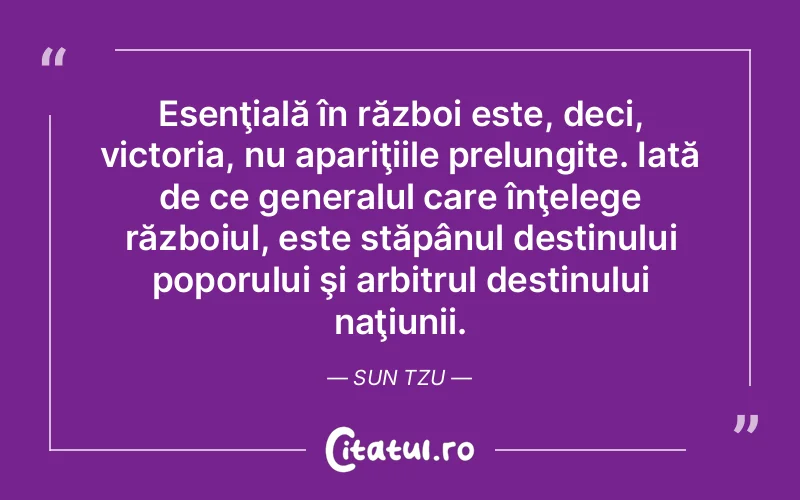 Citat Sun Tz - citate viata