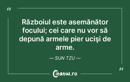 Cel mai important în război este să a... Cel mai important în război este să a...