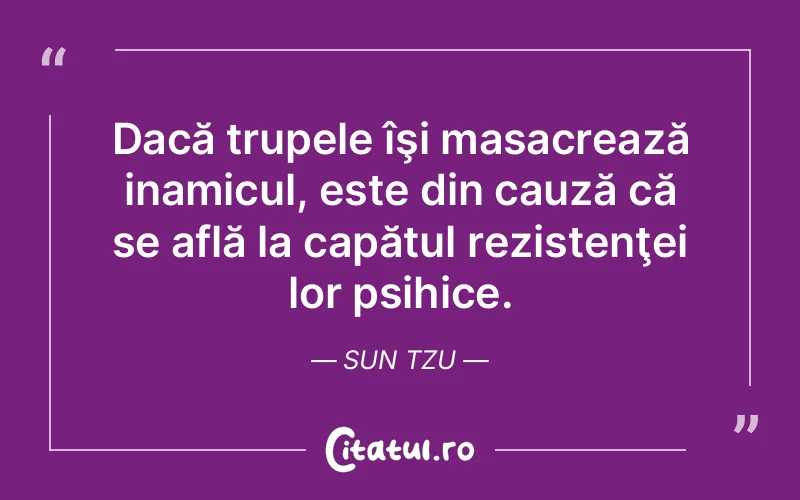 Citat Sun Tzu - citate viata