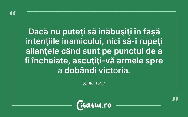 Citat Sun Tzu - citate viata