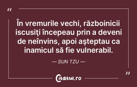 O armată victorioasă se aseamănă cu ... O armată victorioasă se aseamănă cu ...