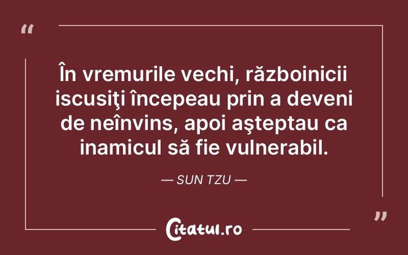Citat Sun Tzu - citate viata