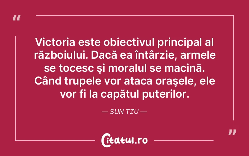 Citat Sun Tzu - citate viata