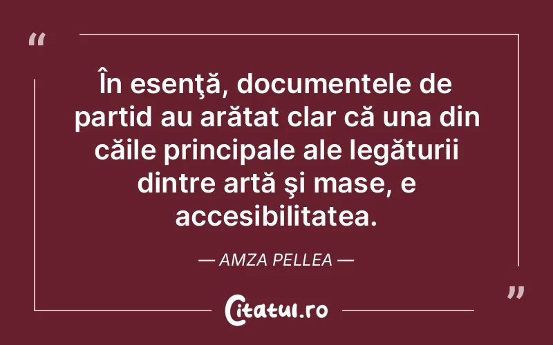 Citat Amza Pellea - citate viata