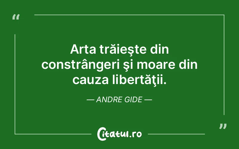 Citat Andre Gide - citate viata