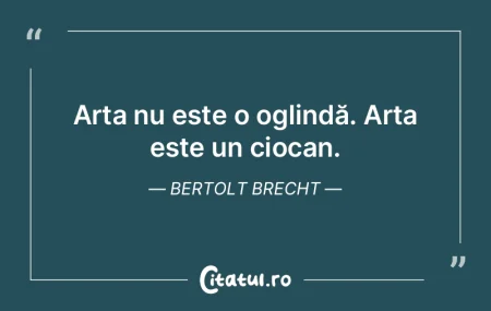 Arta vine din trecut şi se prelungeşte...