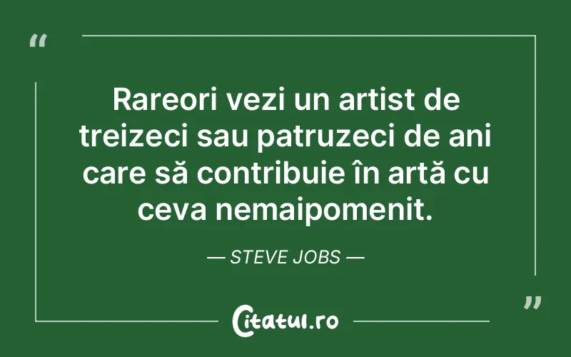 Citat Steve Jobs - citate viata
