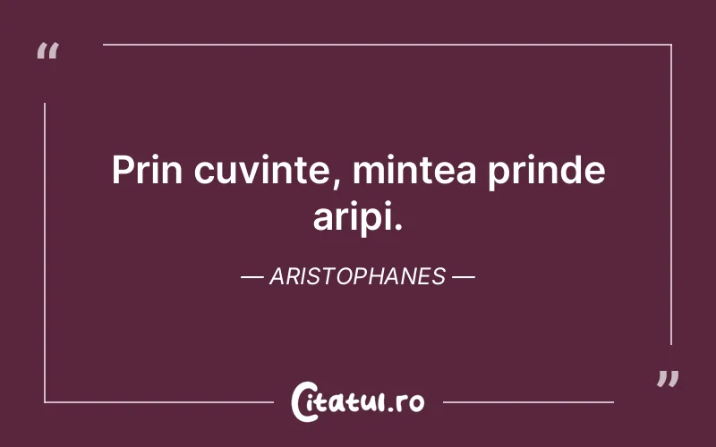 Citat Aristophanes - citate viata