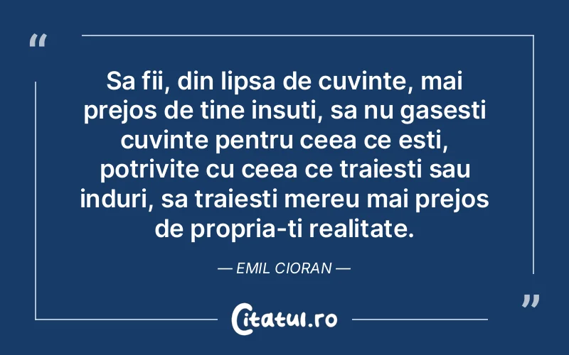 Citat Emil - citate viata