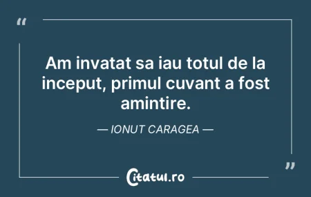 Mi s-a spus ca voi fi aed si cuvantul ca...