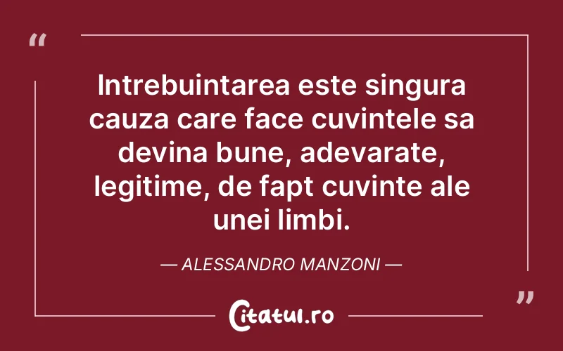 Citat Alessandro Manzoni - citate viata