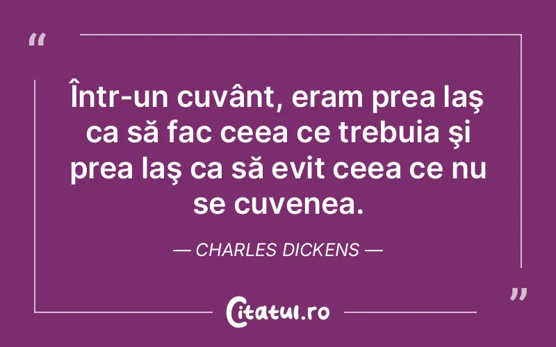Citat Charles Dickens - citate viata