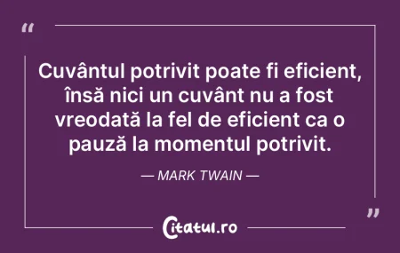 Rostul cuvintelor este să ne slujească...