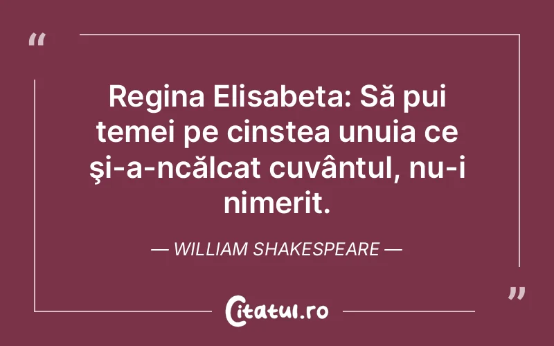Citat William Shakespeare - citate viata