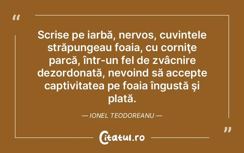 Citat Ionel Teodoreanu - citate viata