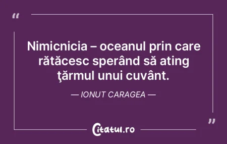 Într-o zi vei găsi cuvintele potrivite...