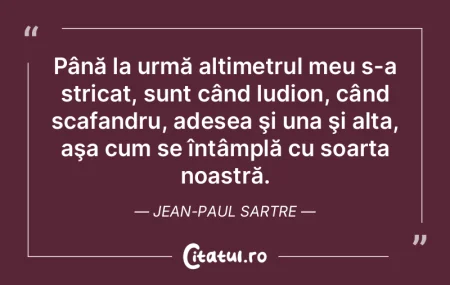 Am confundat talentul cu meritul! Jean-P...