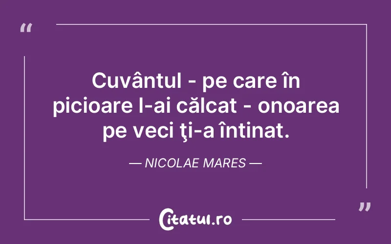 Citat Nicolae Mares - citate viata
