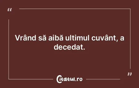 La început, a fost cuvântul; fiecare c...