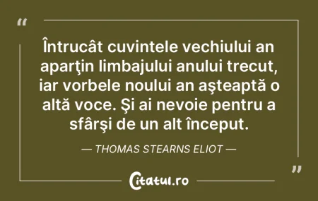 În cuvânt se intră ca într-un templu...