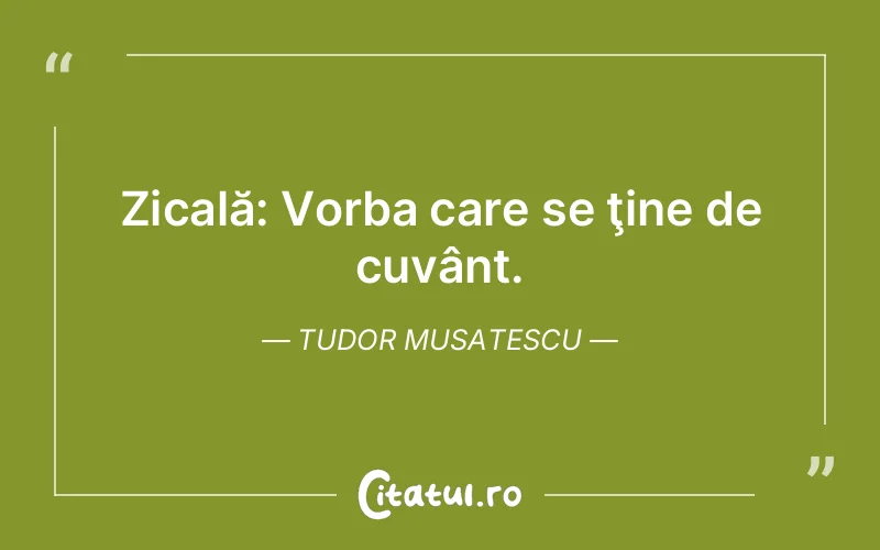 Citat Tudor Musatescu - citate viata