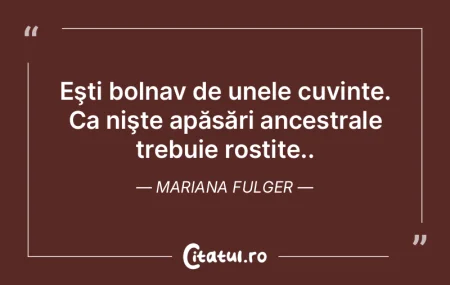 Dacă nu ți s-a dat cuvântul n-are cum...