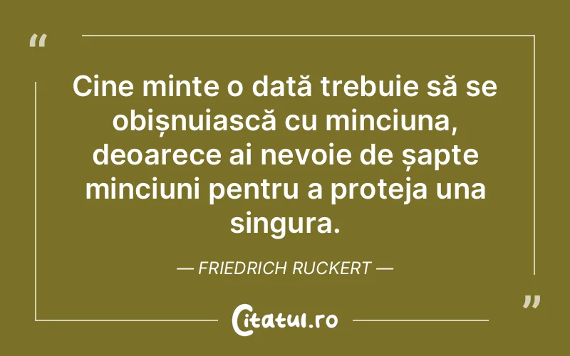 Citat Friedrich Ruckert - citate viata