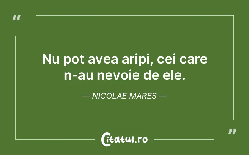 Citat Nicolae Mares - citate viata