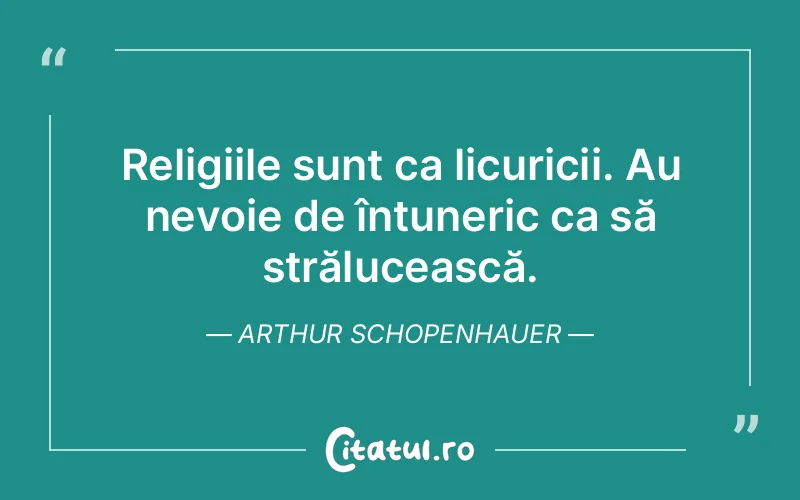 Citat Arthur Schopenhauer - citate viata