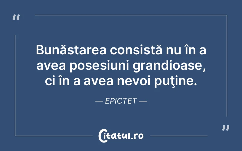 Citat Epictet - citate viata