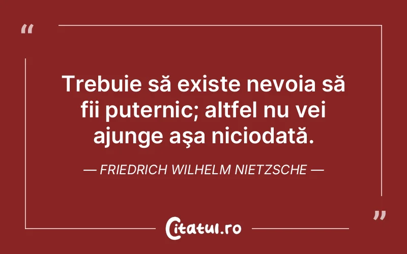 Citat Friedrich Wilhelm Nietzsche - citate viata