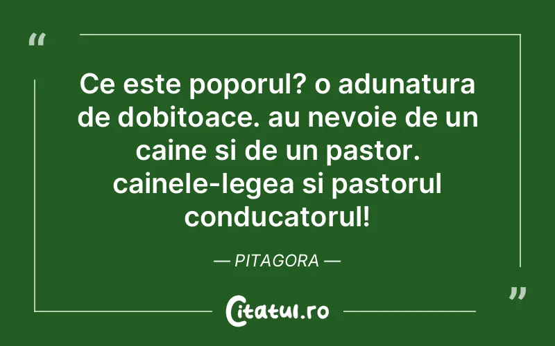 Citat Pitagora - citate viata