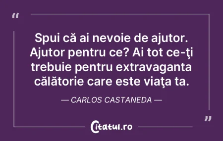 Nimeni nu mă poate învăţa cine sunt....