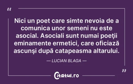 Avem nevoie de alţii ca să ne dezvălu... Avem nevoie de alţii ca să ne dezvălu...