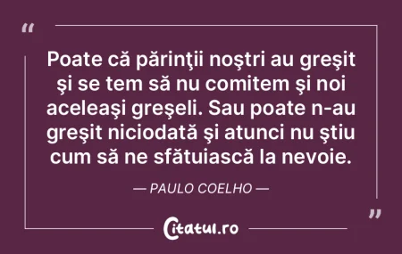 Orice efort are nevoie de repaus. Paulo ...
