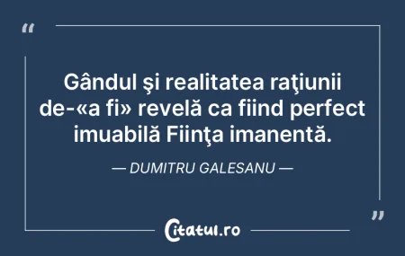 Nu există oprelişti pentru gândul ce ...