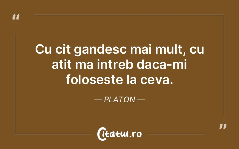 Citat Platon - citate viata
