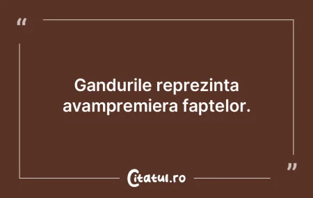 Gândurile sunt coduri de bare după car...